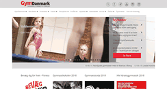 Desktop Screenshot of gymdanmark.dk